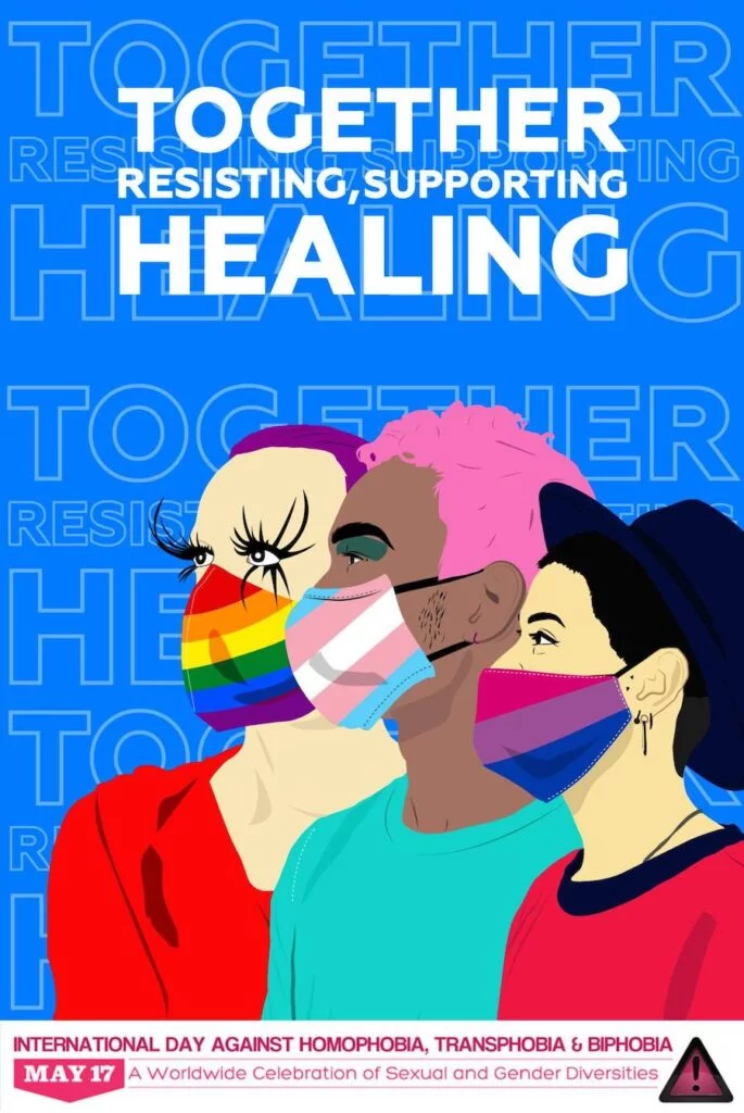 Together Resisting, Supporting, Healing poster in full